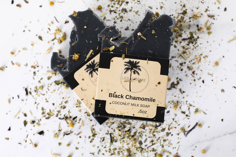 Black Chamomile Coconut Milk Soap, HOM , Bath, Les Creme @feelathom