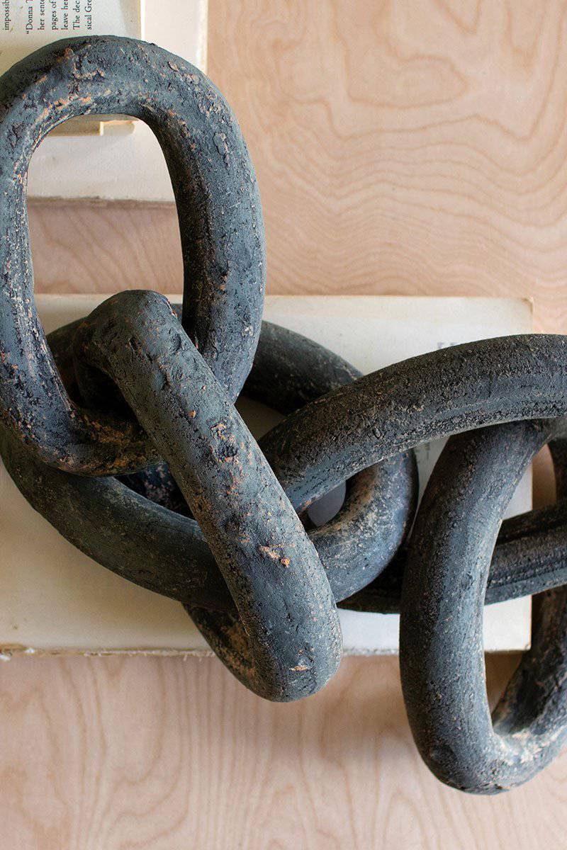PRE-ORDER Charcoal Clay Chain, HOM , Accent, Kalalou @feelathom