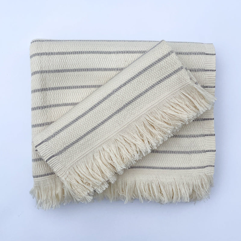 Deniz Bamboo + Cotton Towel, HOM , Bath, The Loomia @feelathom