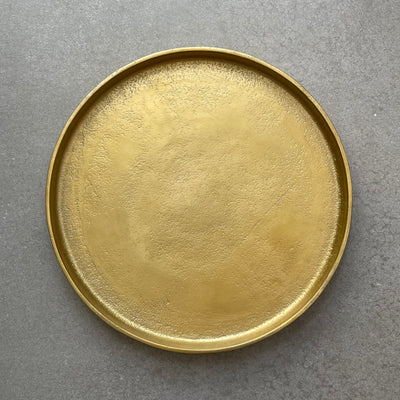 Round Gold Trinket Tray, FEEL AT HOM , , BIDKHOME @feelathom