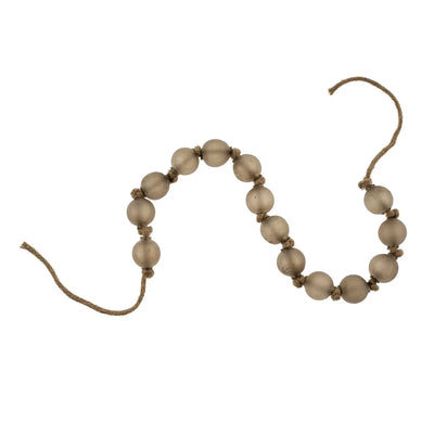 Beach Glass Beads, Frosted Smoke, FEEL AT HOM , , Indaba @feelathom