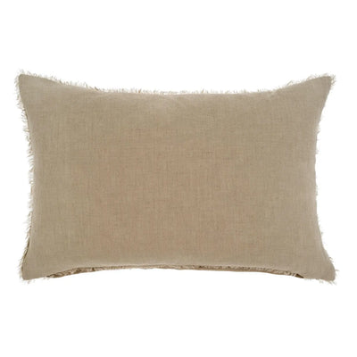 16x24 Lina Linen Pillow Driftwood, FEEL AT HOM , , Indaba @feelathom