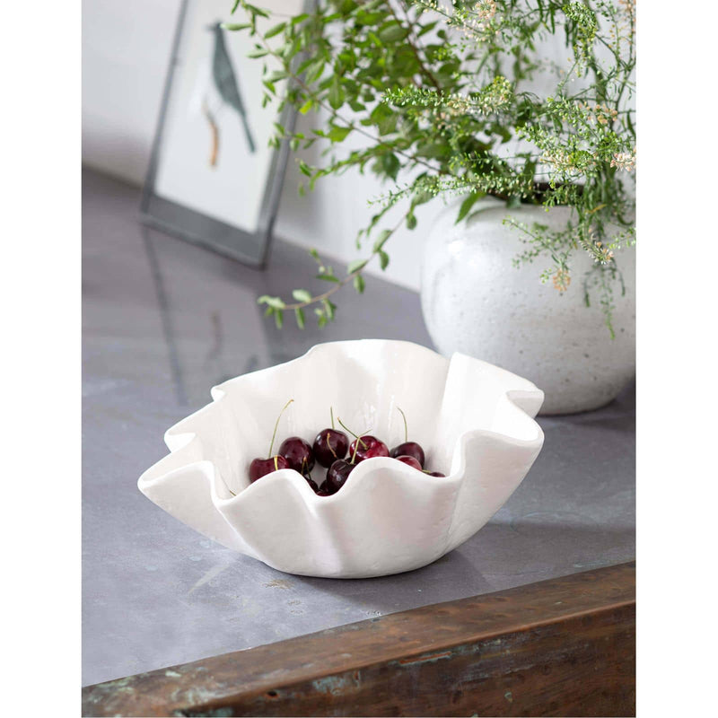 Ruffle Ceramic Bowl, FEEL AT HOM , , Regina Andrews @feelathom