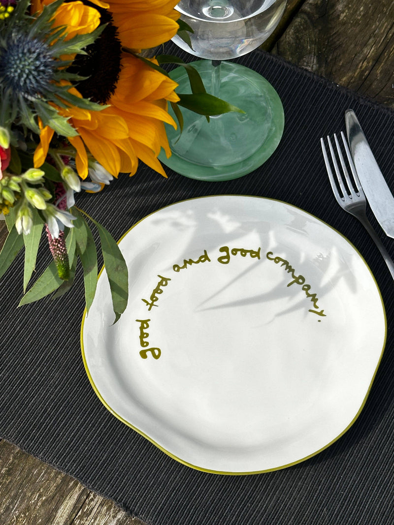 Statement Plate - &