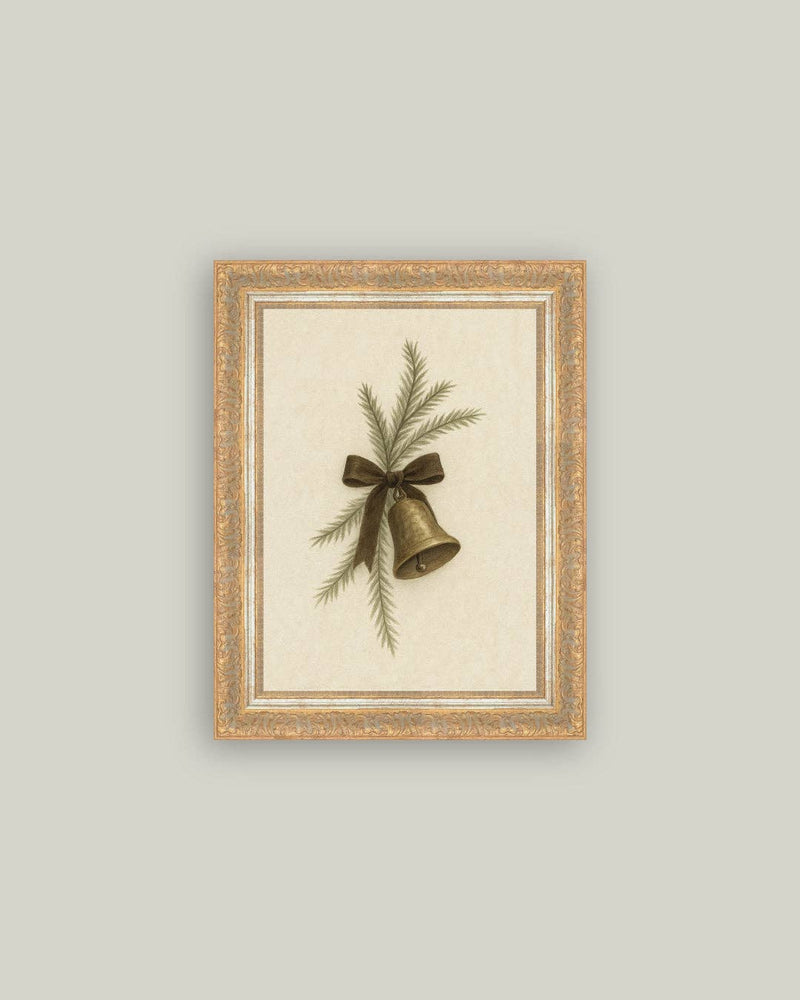 Bell with Pine Art 10x12