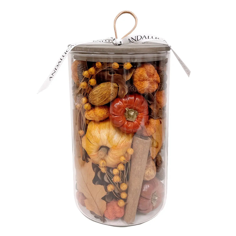 Pumpkin Spice Potpourri Jar, FEEL AT HOM , Seasonal & Holiday Decorations, Andaluca @feelathom