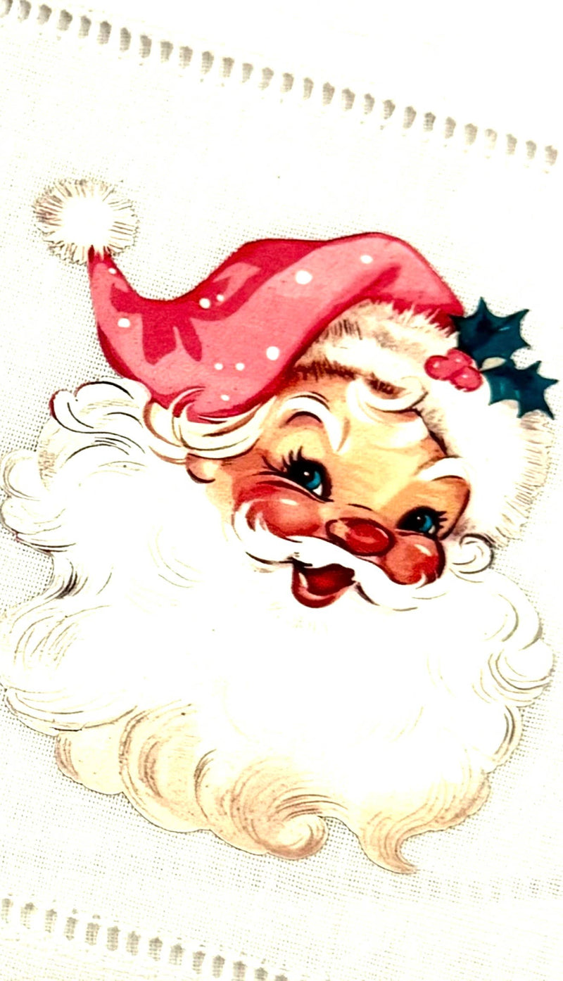 Vintage Santa Cocktail Napkins 