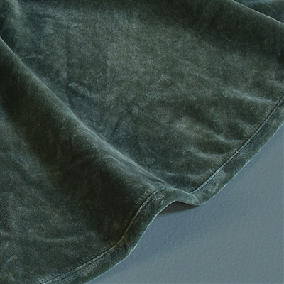 Velvet Tree Skirt - Sage Green