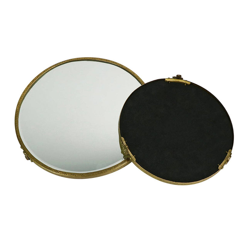 Large Brass Mirror Tray