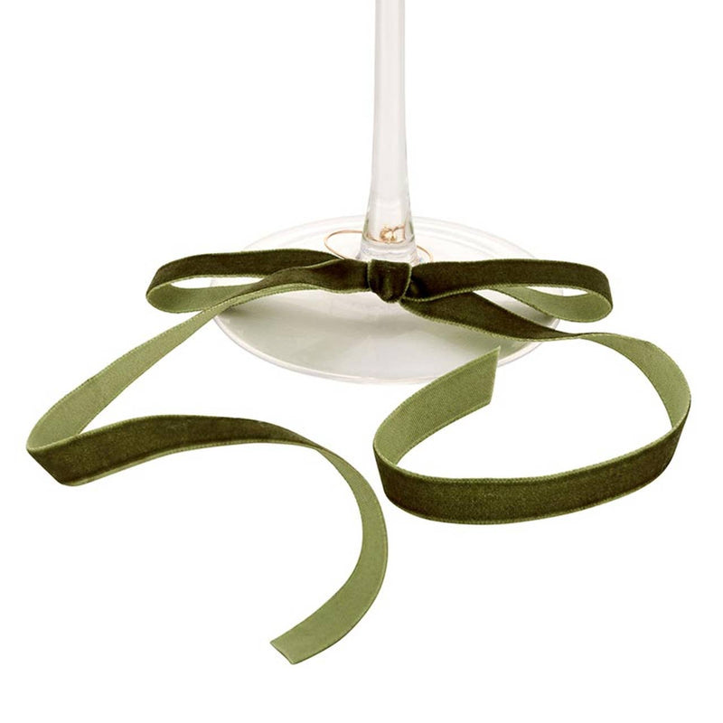 Velvet Bow Wine Charms