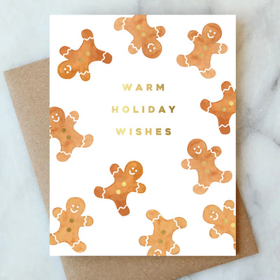 Gingerbread Greeting Card, FEEL AT HOM , , Abigail Jayne Design @feelathom