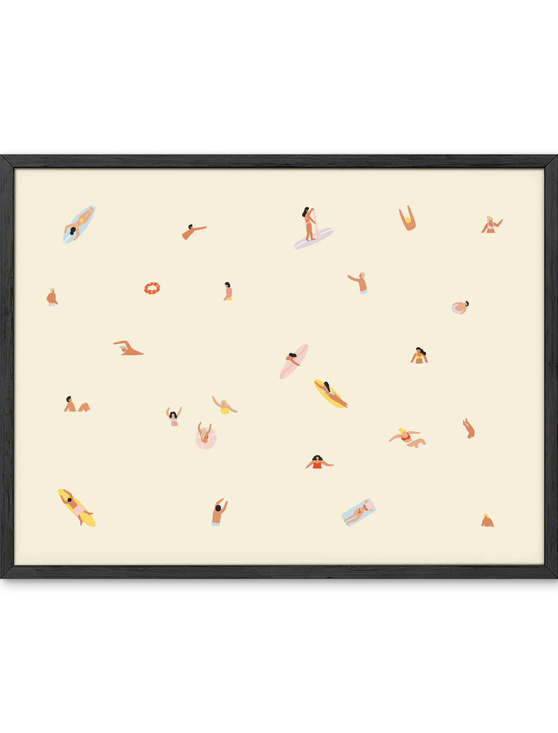 Swimmers Art Print