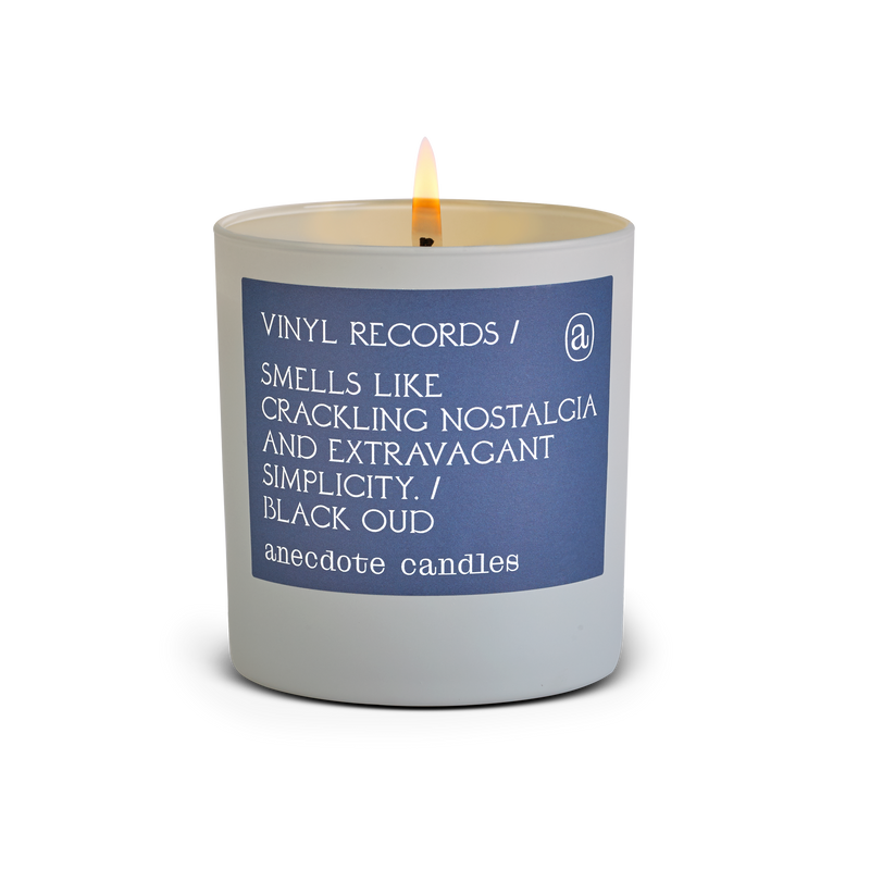 Vinyl Records Candle