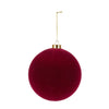 Burgundy Flocked Ornament