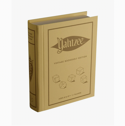 Yahtzee Vintage Bookshelf Edition, FEEL AT HOM , , WS Game Company @feelathom