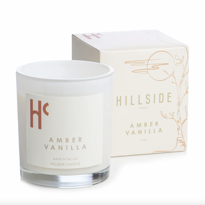 Amber Vanilla Candle, FEEL AT HOM , , Hillside @feelathom