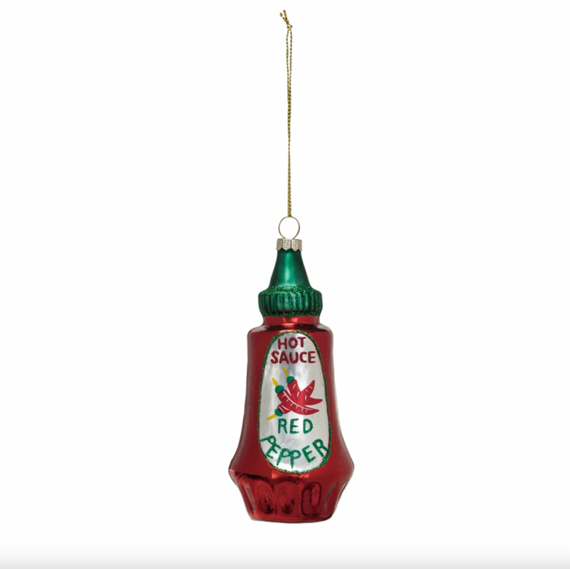 Hot Sauce Bottle Ornament