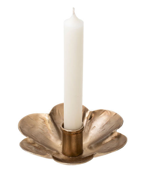 Forged Flower Candle Holder