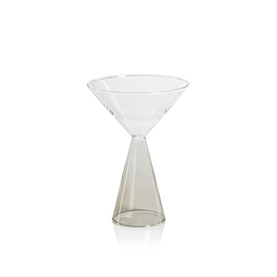 Smoke Martini Glass, FEEL AT HOM , , Zodax @feelathom