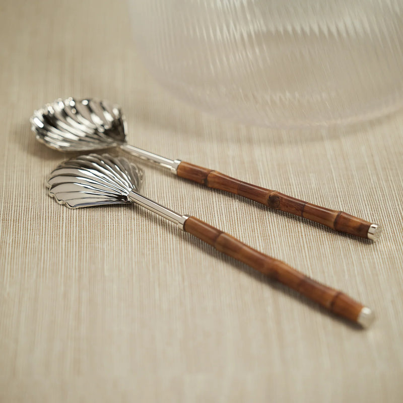 Bamboo & Nickel Server Set, FEEL AT HOM , , Zodax @feelathom