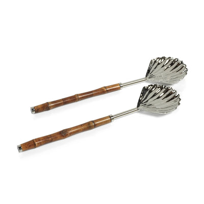 Bamboo & Nickel Server Set, FEEL AT HOM , , Zodax @feelathom