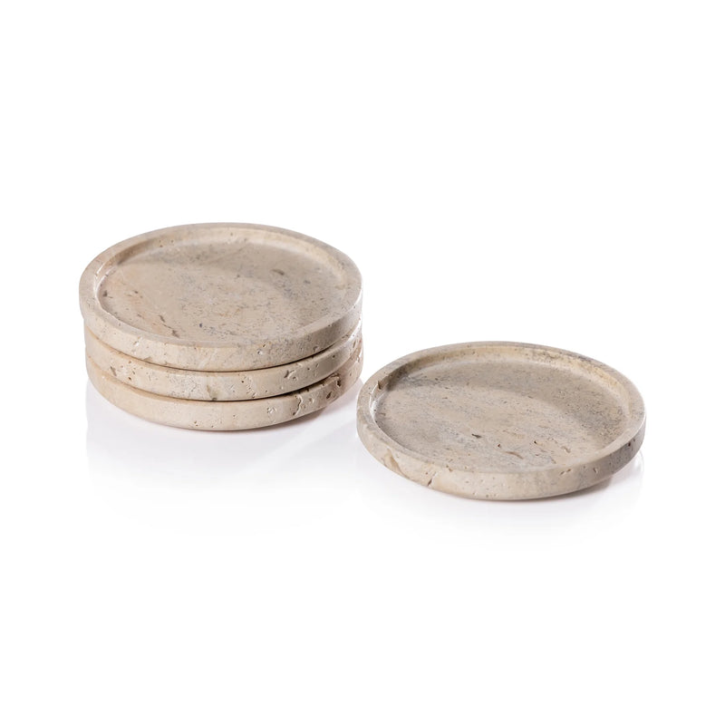 Marble Coaster - Travertine