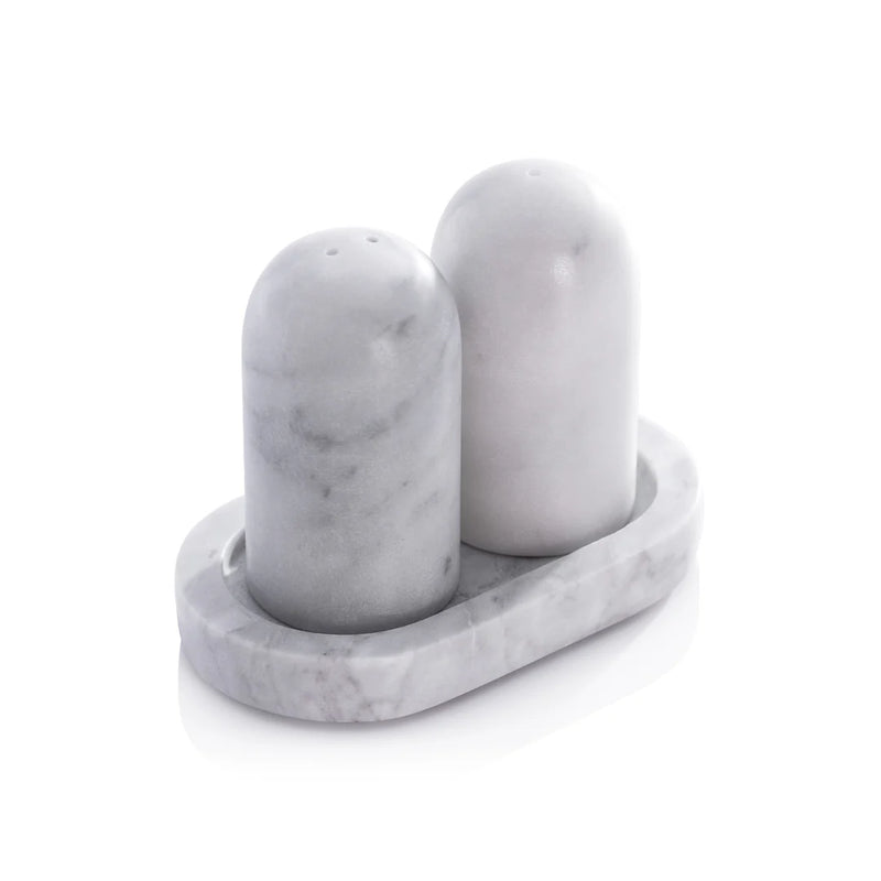 Marble Salt and Pepper Shakers