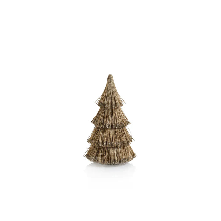 Abaca Rope Tree, Champagne Glitter