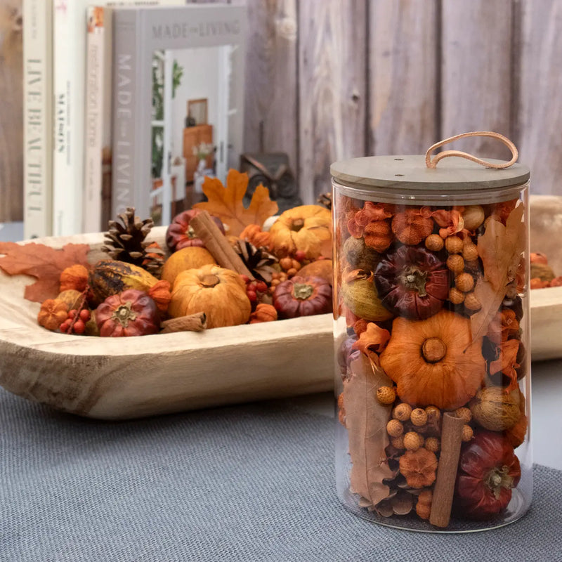 Pumpkin Spice Potpourri Jar, FEEL AT HOM , Seasonal & Holiday Decorations, Andaluca @feelathom