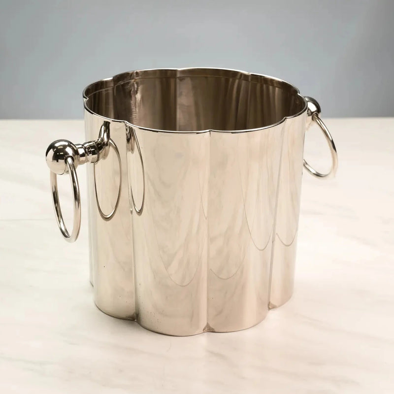 Polished Silver Ice Bucket, FEEL AT HOM , , India Handicrafts Inc @feelathom