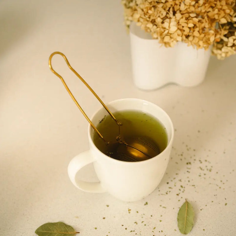 Stainless Steel Tea Strainer, FEEL AT HOM , , Bamboo Switch @feelathom