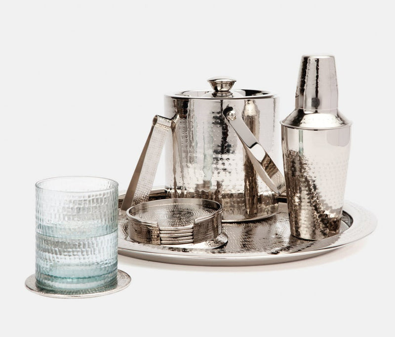 Winsford Shiny Nickel Shaker, FEEL AT HOM , , Blue Pheasant @feelathom