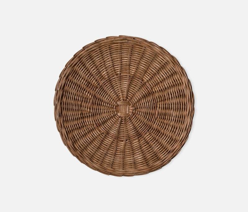 Honey Rattan Placemat Set, FEEL AT HOM , , Blue Pheasant @feelathom