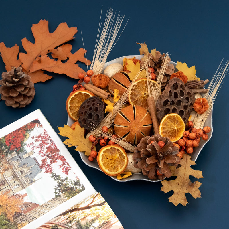 Harvest Citrus Potpourri Jar, FEEL AT HOM , Seasonal & Holiday Decorations, Andaluca @feelathom