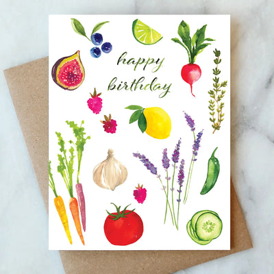 Garden Birthday Card, FEEL AT HOM , , Abigail Jayne Design @feelathom
