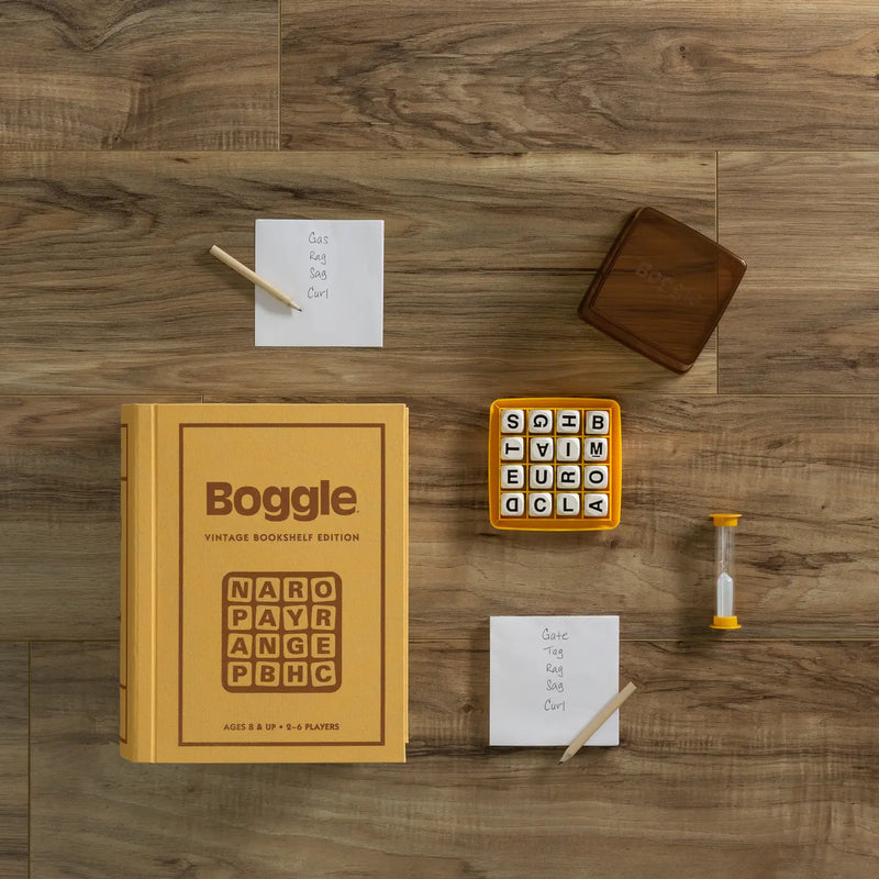 Boggle Vintage Bookshelf Edition, FEEL AT HOM , , WS Game Company @feelathom