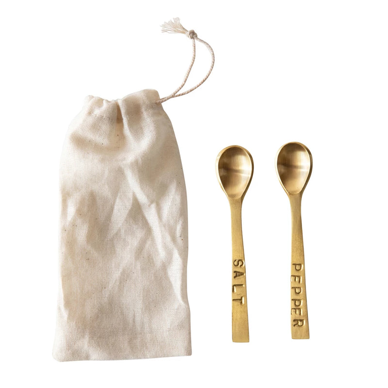 Salt and Pepper Spoons Set