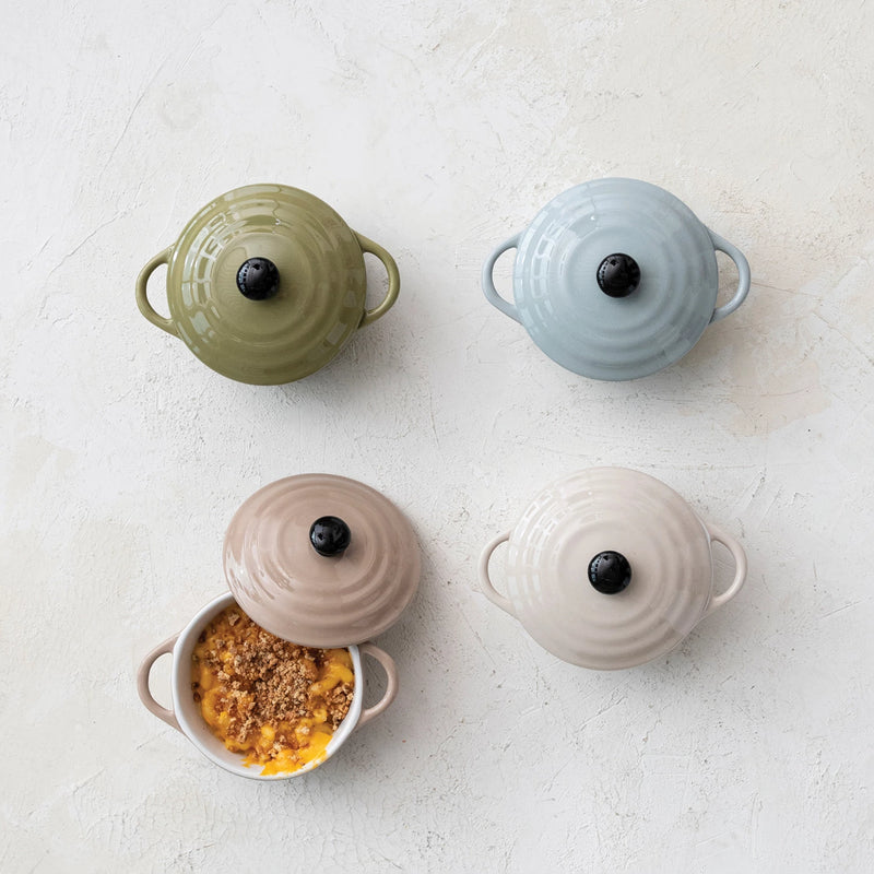 Stoneware Mini Baker, FEEL AT HOM , , Creative Co-Op @feelathom