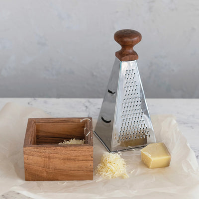 Stainless Steel Grater, Set of 2, FEEL AT HOM , , Creative Co-Op @feelathom