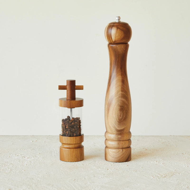 Acacia Wood Salt & Pepper Mill