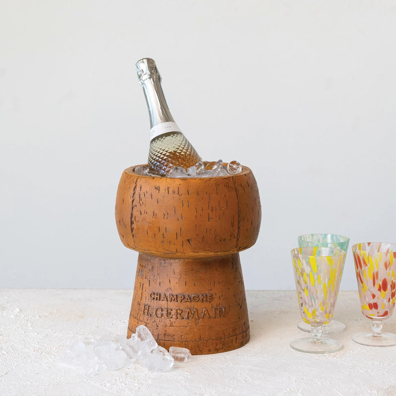 Cork Ice Bucket, FEEL AT HOM , , Creative Co-Op @feelathom