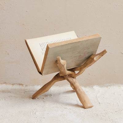 Reclaimed Folding Book/Planter Stand, FEEL AT HOM , , Creative Co-Op @feelathom