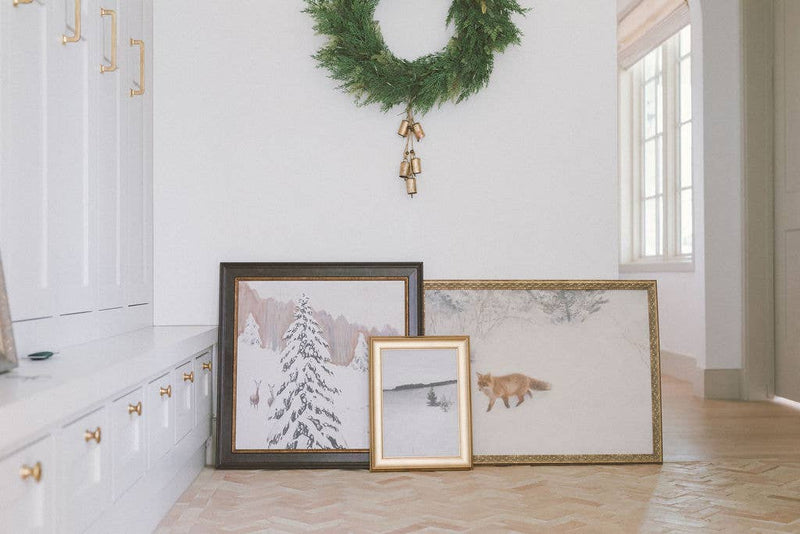 Fox In Winter Art: 7x5