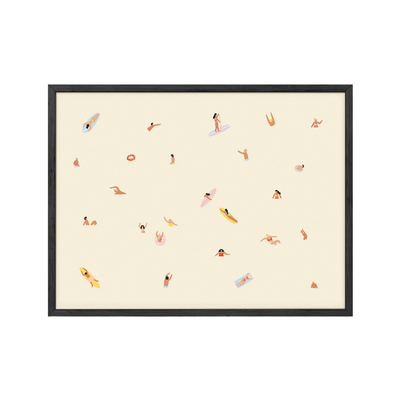 Swimmers Art Print