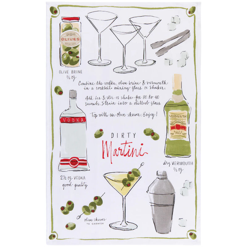 Martini Tea Towel