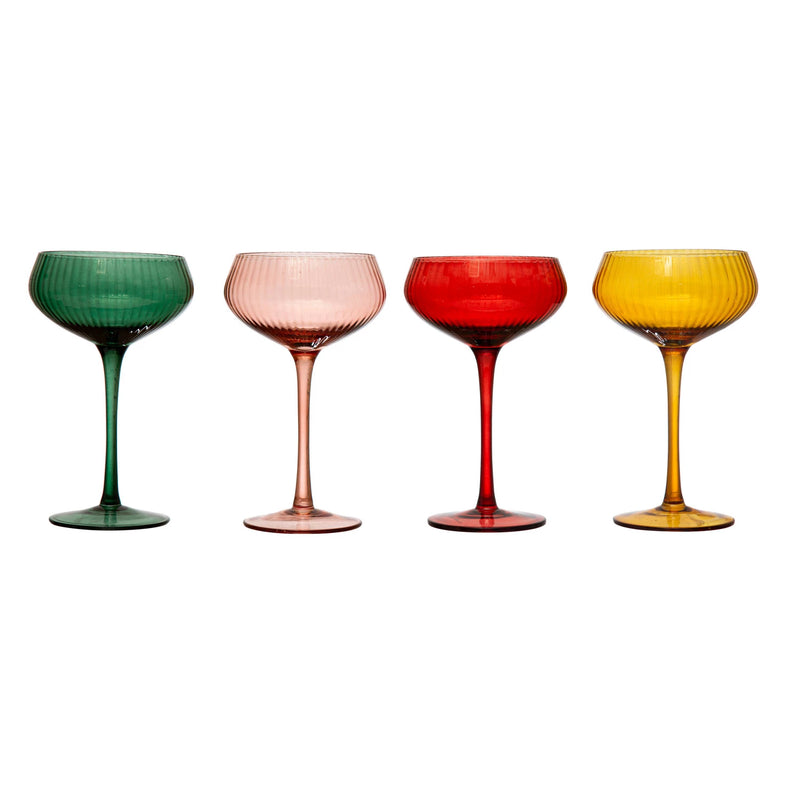 Stemmed Champagne/Coupe Glass, FEEL AT HOM , Seasonal & Holiday Decorations, Creative Co-Op @feelathom