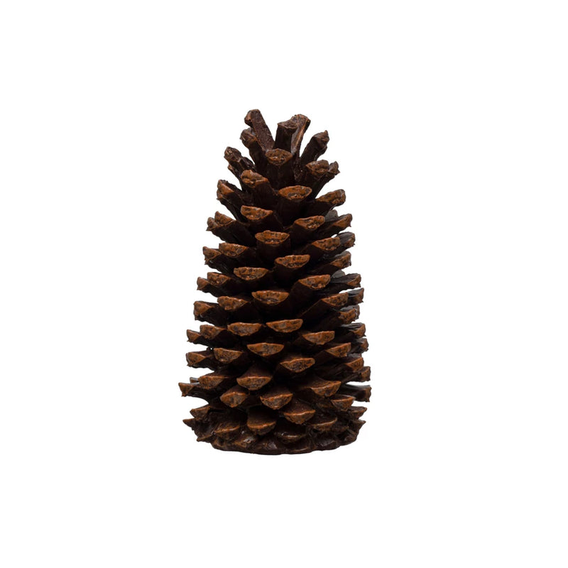 Resin Standing Pinecone, FEEL AT HOM , Seasonal & Holiday Decorations, Creative Co-Op @feelathom