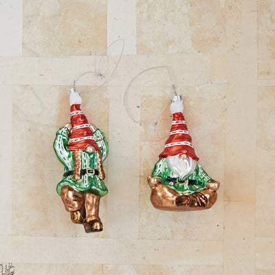 Yoga Gnome Ornament, FEEL AT HOM , Seasonal & Holiday Decorations, Creative Co-Op @feelathom