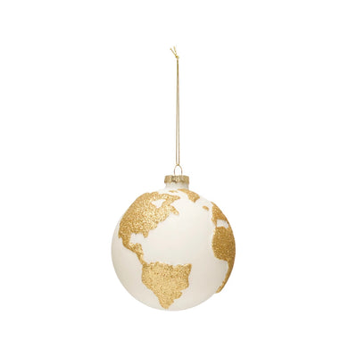 Glass Globe Ornament, FEEL AT HOM , Seasonal & Holiday Decorations, Creative Co-Op @feelathom