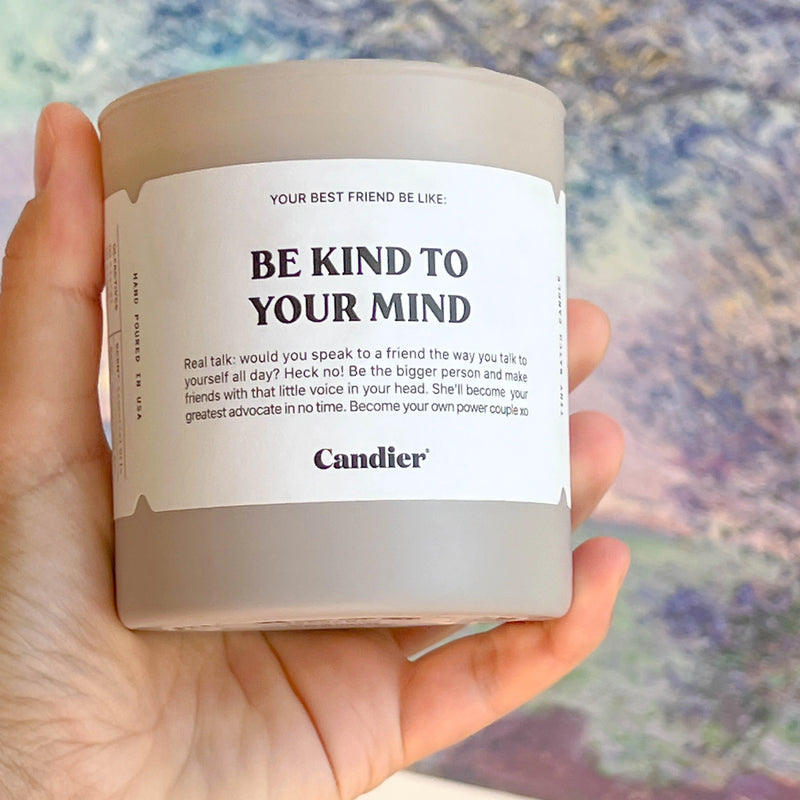 Be Kind to Your Mind Candle, FEEL AT HOM , , Candier @feelathom